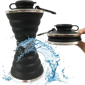 SEMETOR Collapsible Water Bottle, 500ml