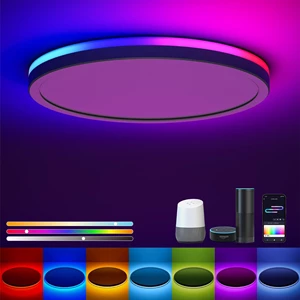 Matane Smart LED Ceiling Light - WiFi Enabled, RGB, 12IN