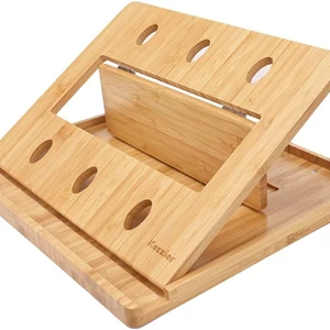iCozzier Bamboo Foldable Laptop Stand