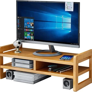Cestbella Bamboo Monitor Stand Riser