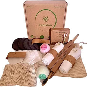 EcoGlow Eco-Friendly Gift Set with Bamboo Accessories