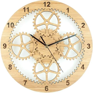 Natural and Environmentally Friendly Bamboo Wall Clock