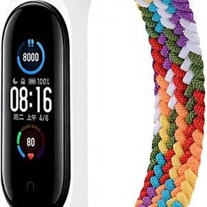 ELECDON Braided Solo Loop Strap for Mi Band