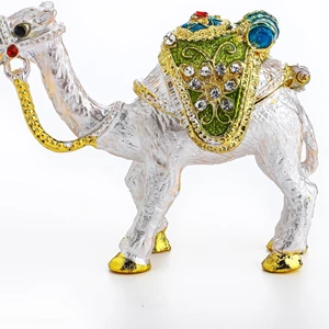 YU FENG Crystal Jeweled Camel Jewelry Box