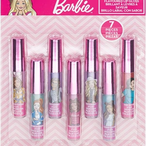 Townley Girl Barbie 7 pcs Kids Lip Gloss Set