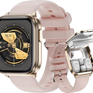 CNBRO Smart Watch with Earbuds – 2-in-1 Bluetooth Watch