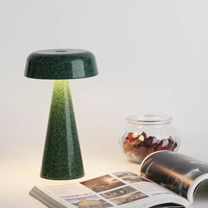 WEILAILUX Cordless Mushroom Lamp - Emerald Green