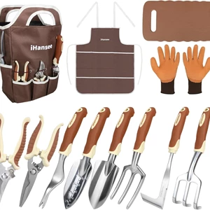 iHansee 12-Piece Gardening Tool Set