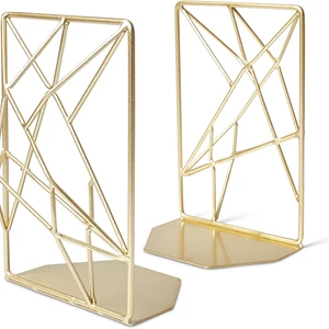 Gold Modern Simple Minimalist Bookends