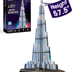 CubicFun 3D LED Dubai Burj Khalifa Puzzle
