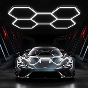 JTT 20000LM Hexagon Garage LED Lights