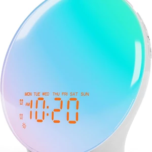 JALL K8 Upgrade Wake up Light Alarm Clock