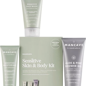 Mancave Sensitive Skin and Body Kit Gift Set for Men