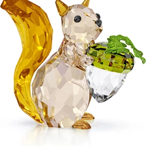 Swarovski Idyllia Squirrel and Acorn Collectible