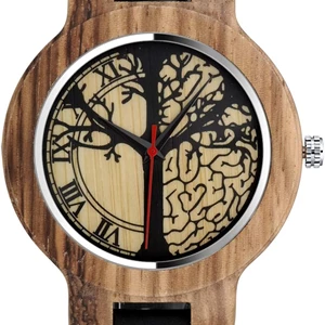 Unendlich U Bamboo Men's & Women's Watch - Tree of Life Design