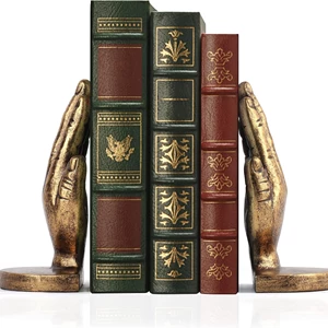 MXARLTR Decorative Bookends for Heavy Books