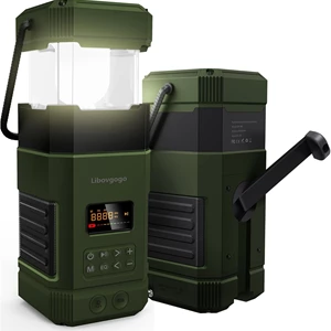 Libovgogo DF-585 Emergency LED Camping Lantern with Bluetooth Speaker