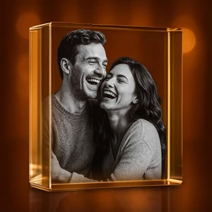Personalized 3D Crystal Photo Engraving