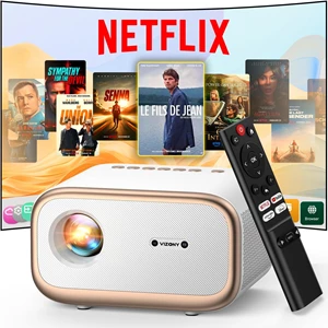VIZONY Mini Projector with WiFi and Bluetooth