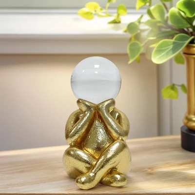 Tolatr Creative Thinker Statue Gold Figurine