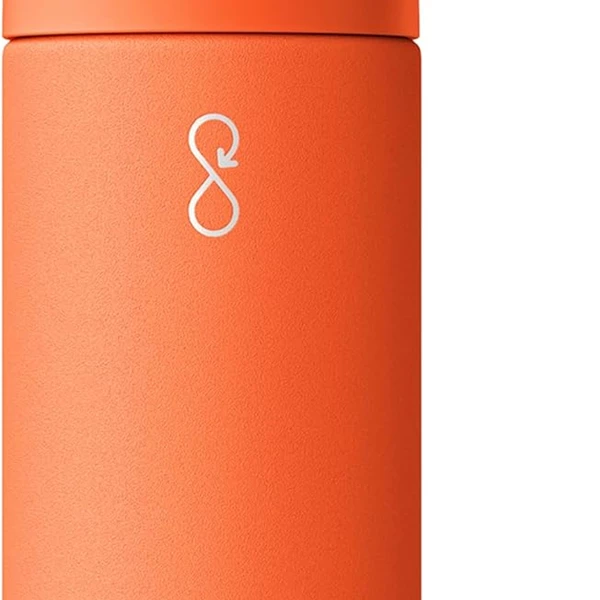 Ocean Bottle Recycled Stainless Steel Water Bottle - Sun Orange