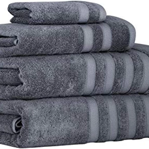 Towels Beyond Classic Turkish Bamboo Cotton Fiber Towel Set
