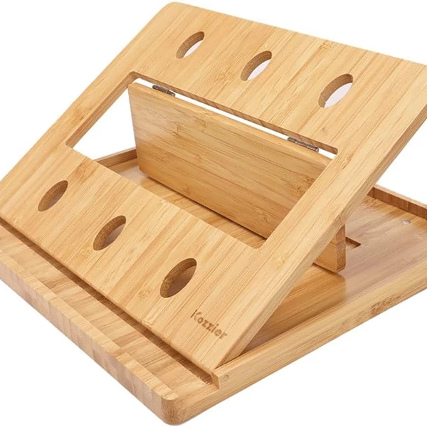 iCozzier Bamboo Foldable Laptop Stand