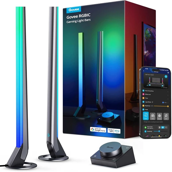 Govee RGBIC Gaming Light Bars with Smart Controller