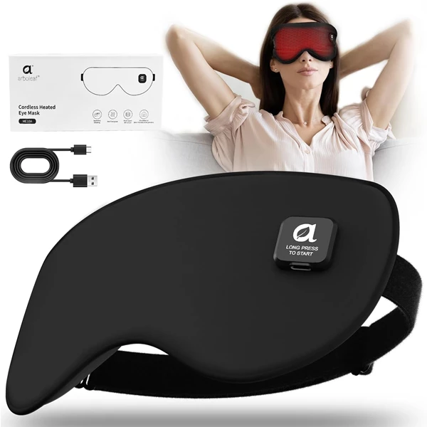 Arboleaf Heated Eye Mask - Cordless & Rechargeable