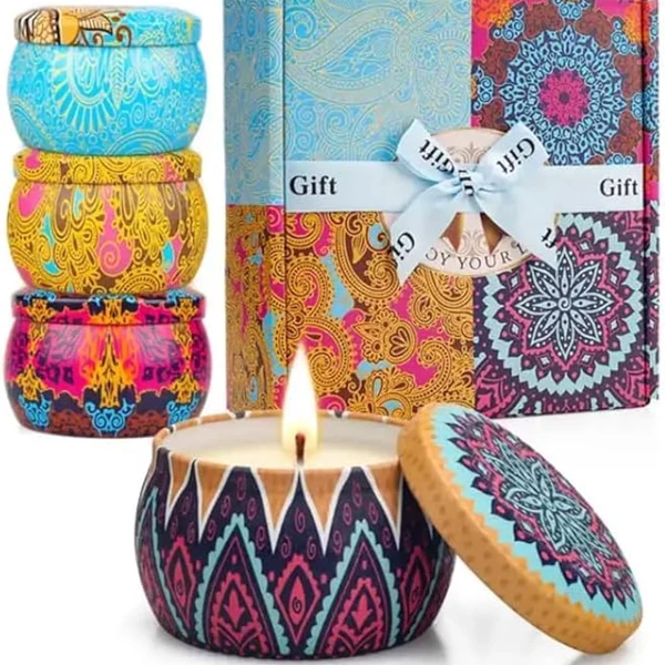 Zaroon Scented Candles Gift Set for Women