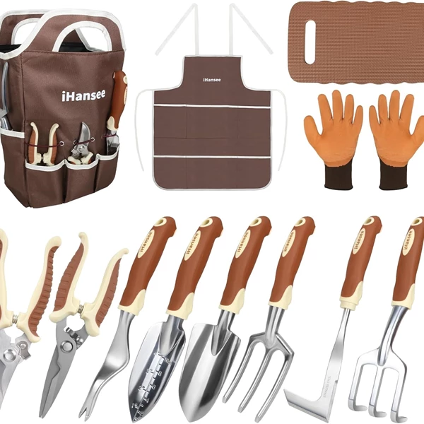 iHansee 12-Piece Gardening Tool Set
