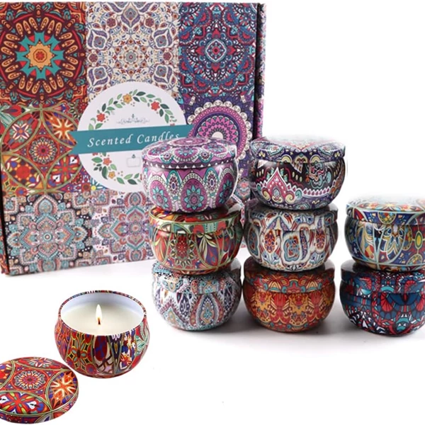 Scented Candles Gift Set, 9pcs