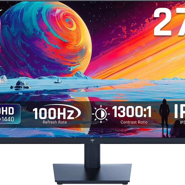 KTC 27 Inch QHD 2K Monitor - 100Hz