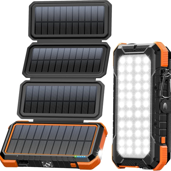 BLAVOR Solar Charger Power Bank Outdoor PD 18W Fast Charging