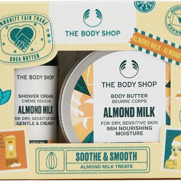 The Body Shop Soothe And Smooth Almond Milk Treats Gift Set