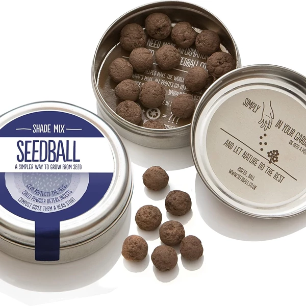 Shade Mix Seed Bombs: 20 Wildflower Seed Balls